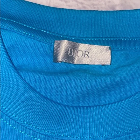 Dior men’s Blue T-Shirt size medium
